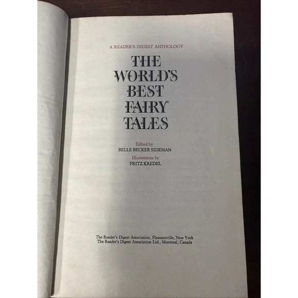 1967 Readers Digest Worlds Best Fairytales